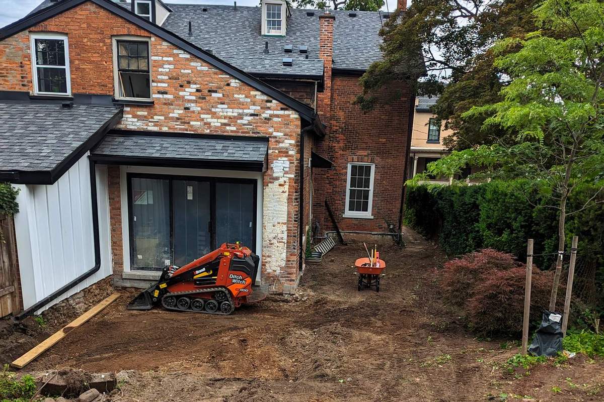 Century Home Landscape: Cleared