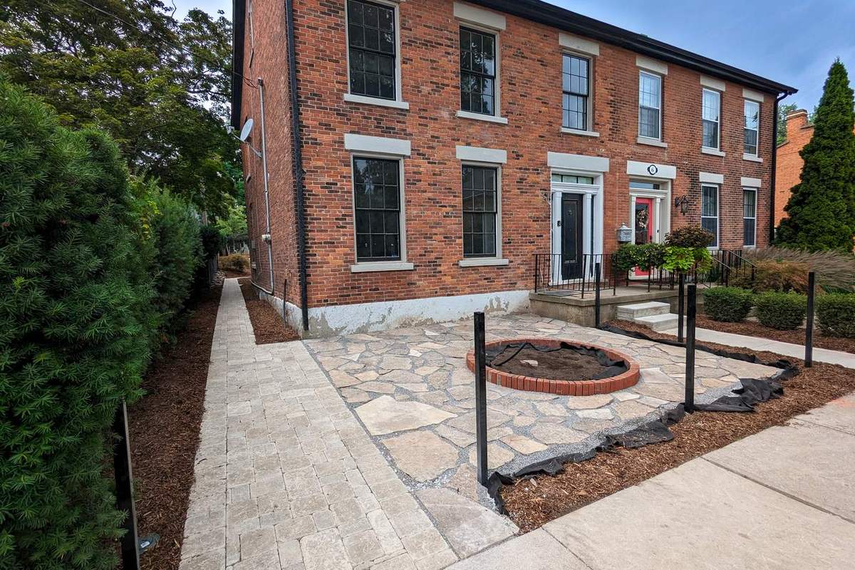 Century Home Landscape: Front Patio