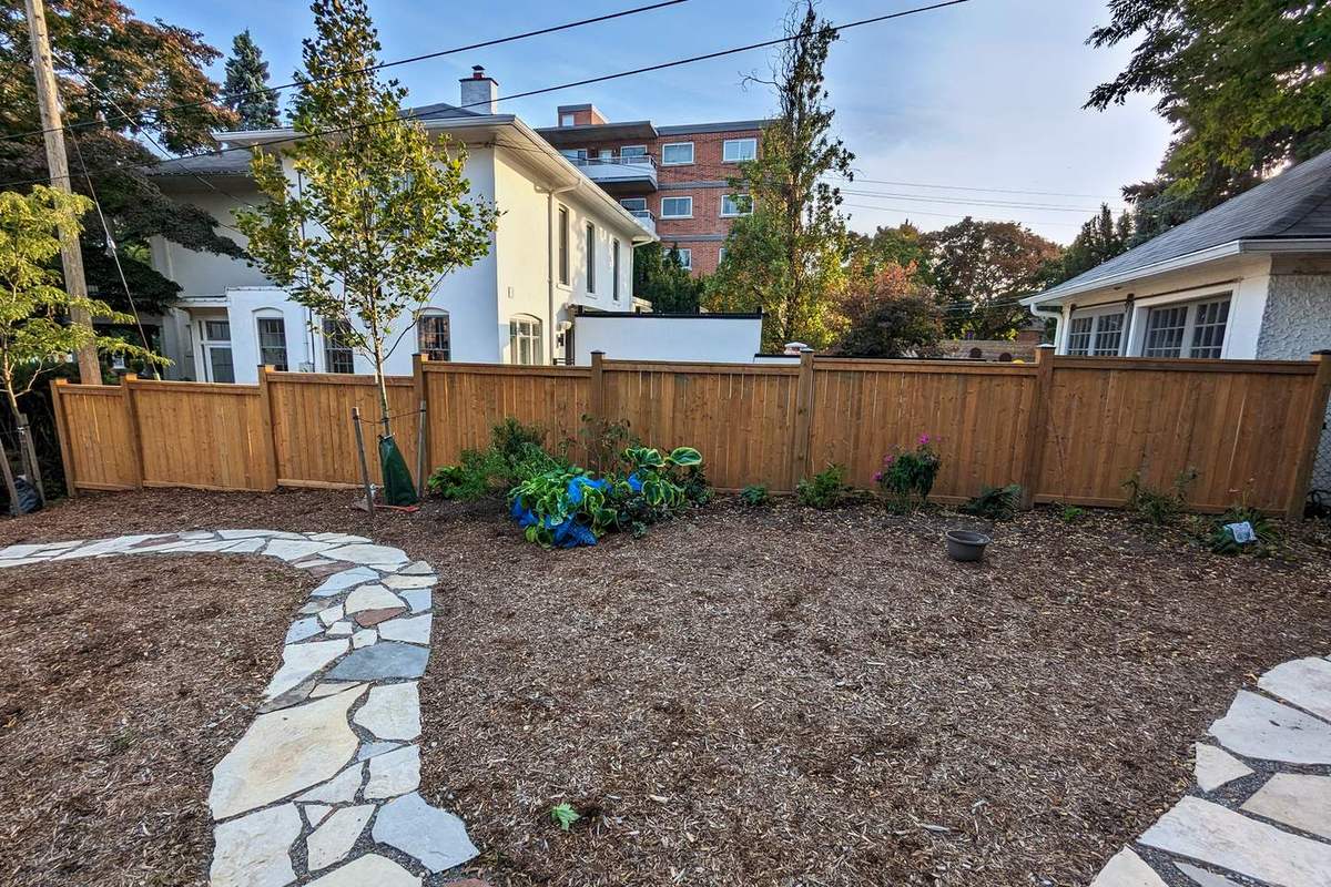 Century Home Landscape: Fence Up