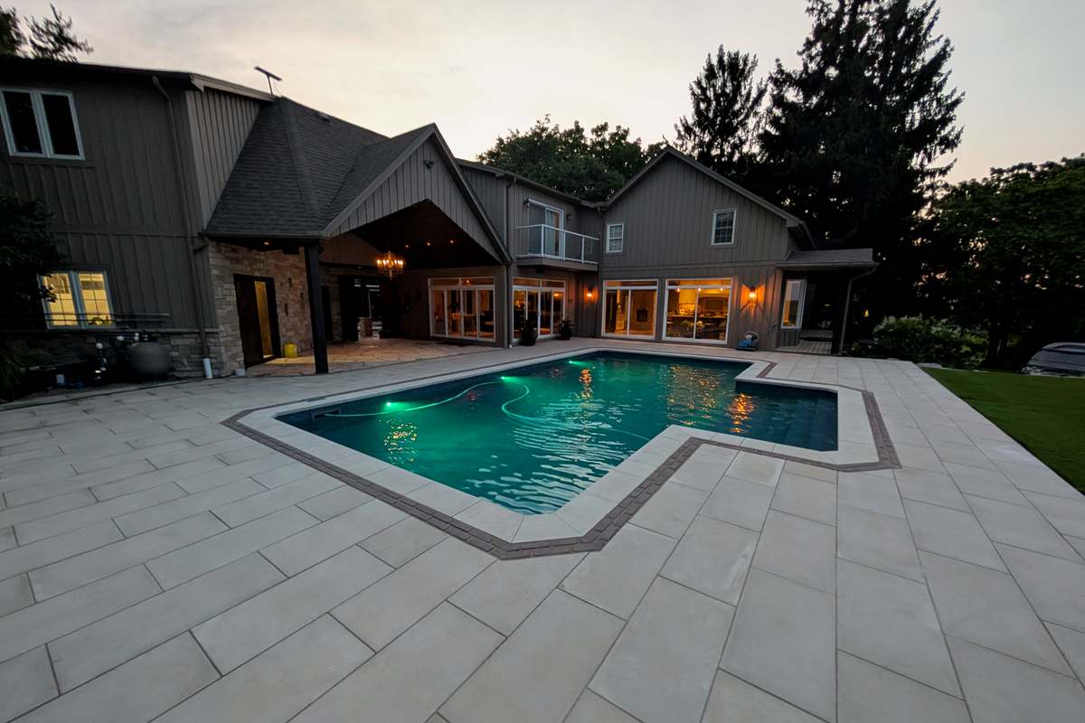 Pool Replacement & Deck: Dusk