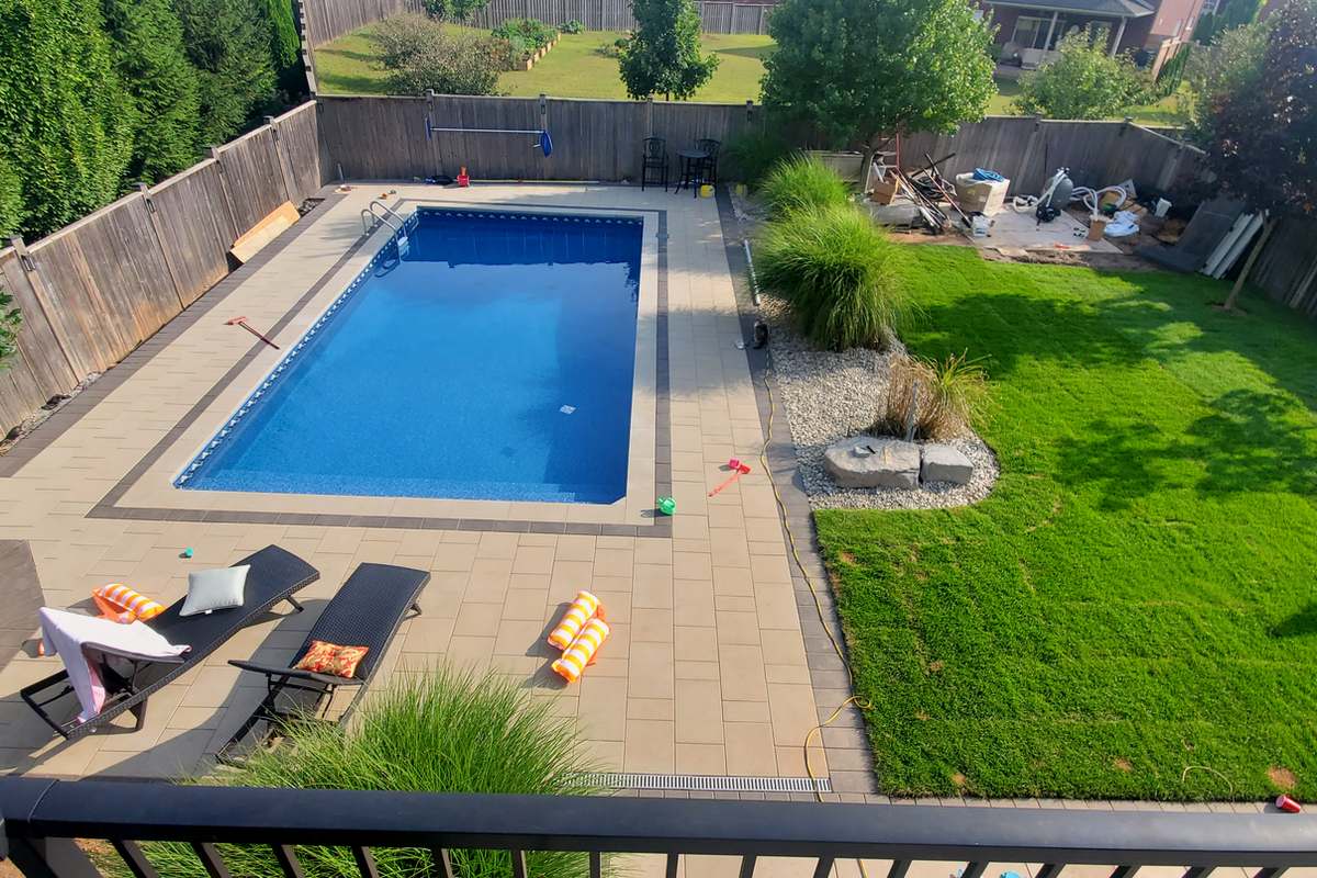 New Pool & Deck: Water In