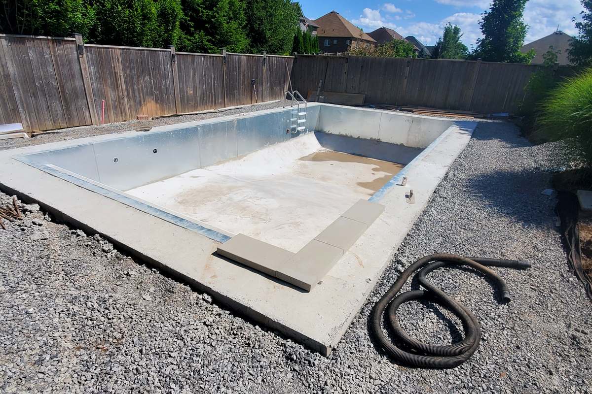 New Pool & Deck: Shell