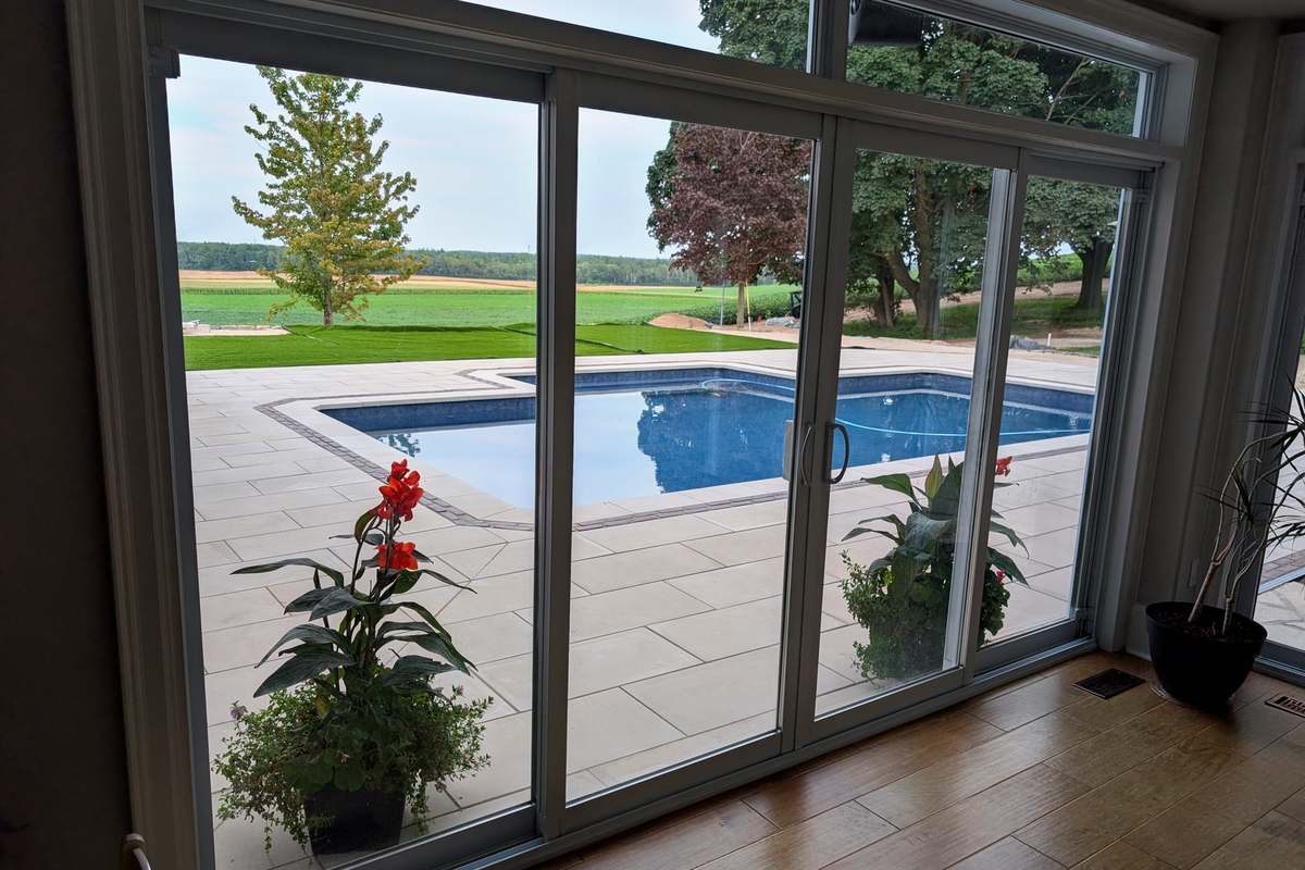 Pool Replacement & Deck: From Inside