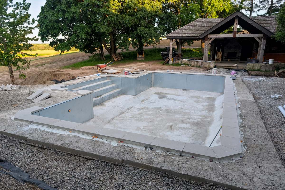 Pool Replacement & Deck: Shell