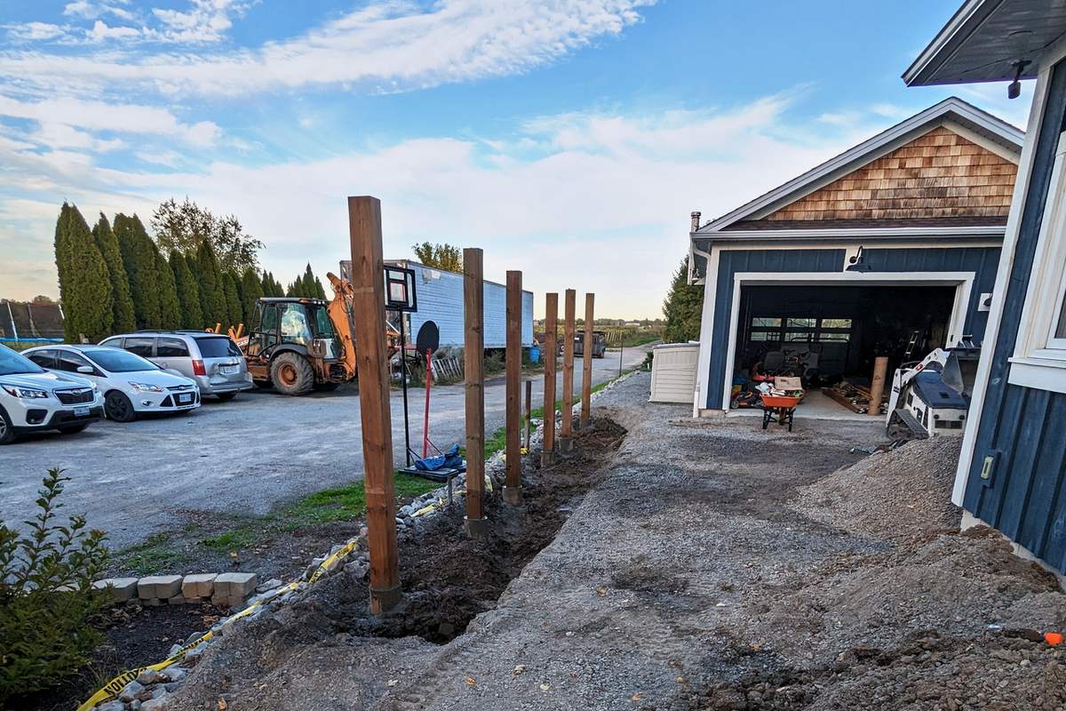 Privacy Fence: Posts In
