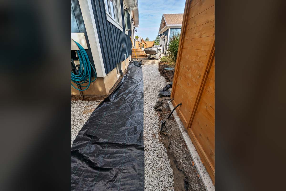 Sauna Walkway: Fabric