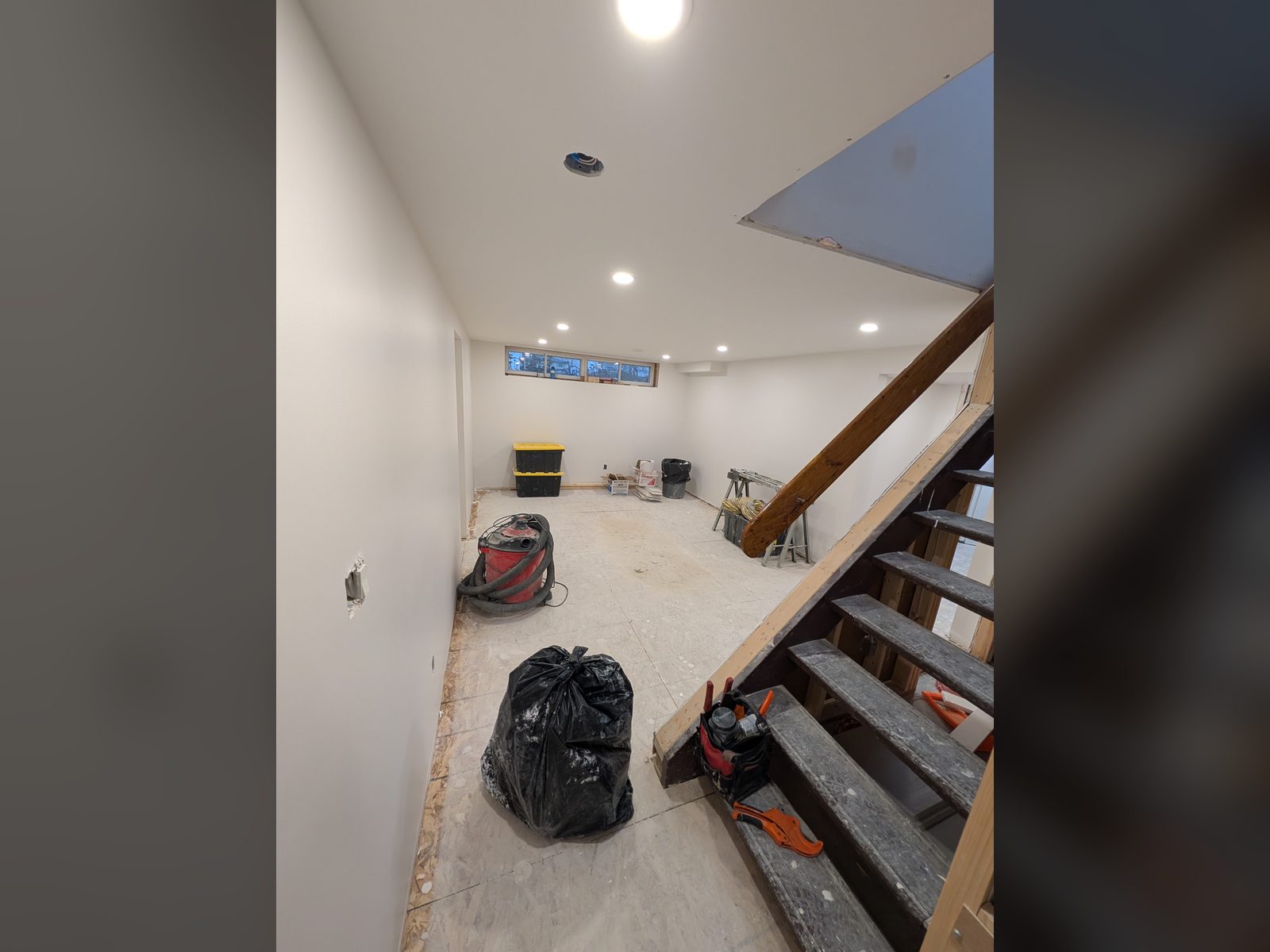 Basement Build, Drywall