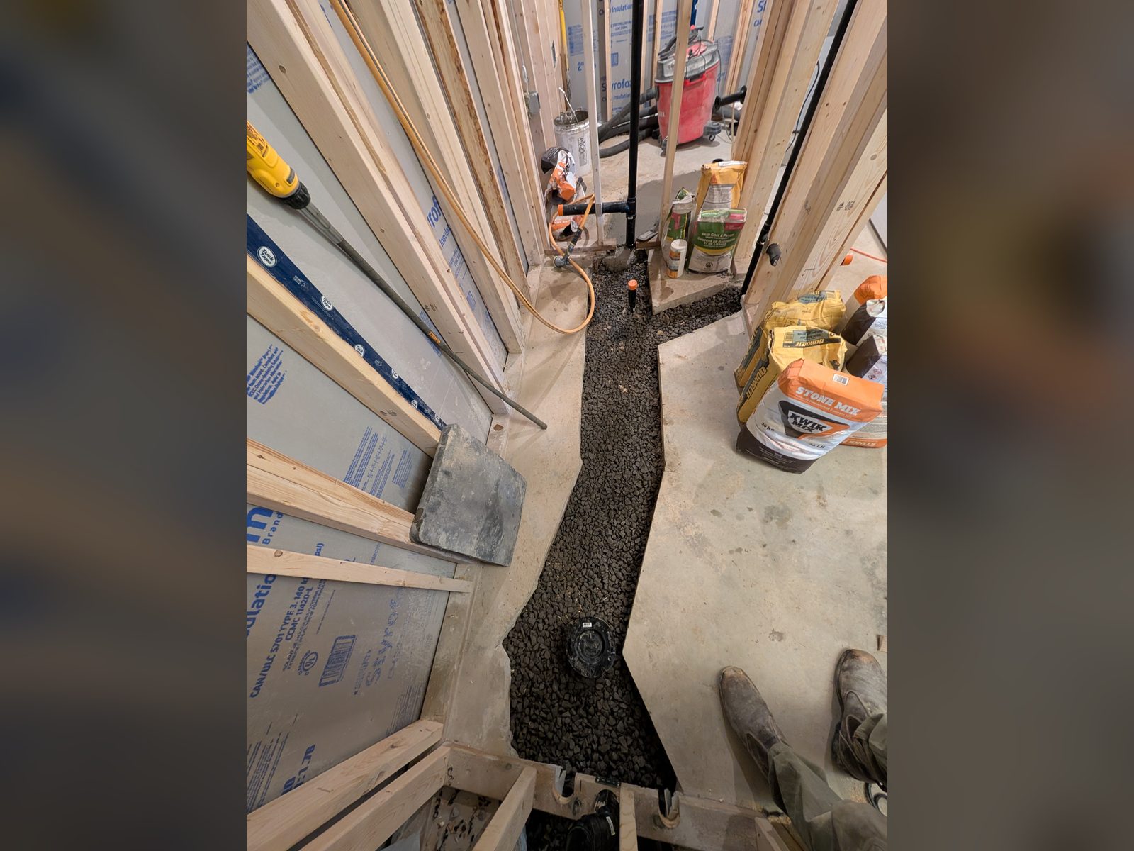Basement Build, Rough-In
