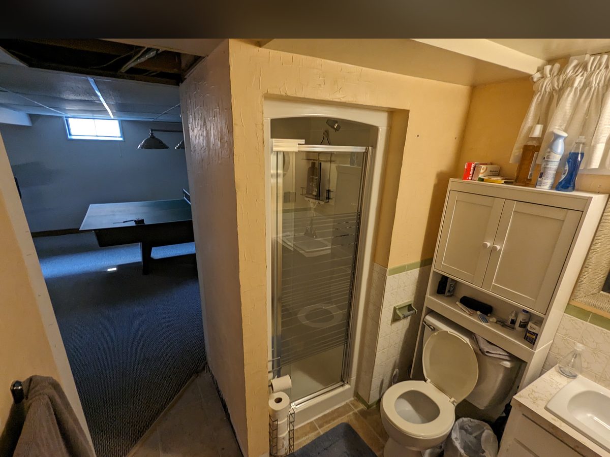 Basement Bathroom, Before